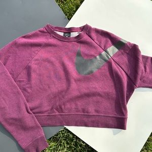 Nike Dri-Fit Cropped Crew Neck Sweatshirt